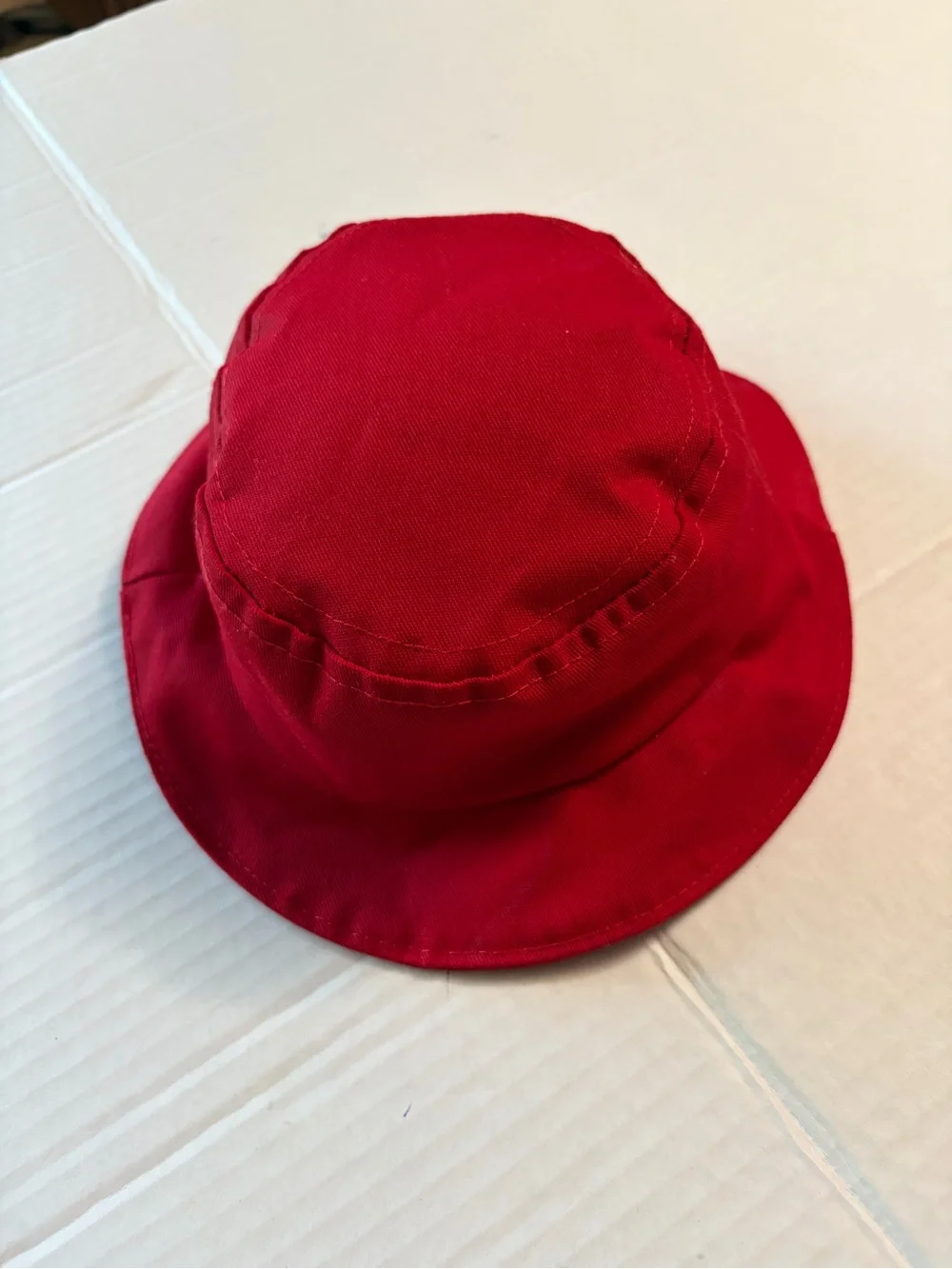Vtg 90s Nebraska Huskers Toddler Bucket Hat Made in USA Red 18